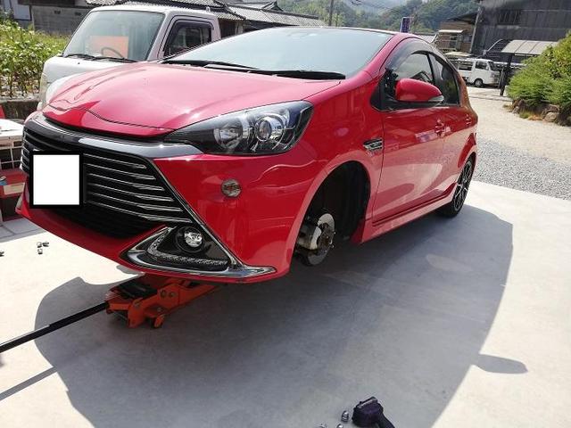 アクア　タイヤ交換　195/45R17