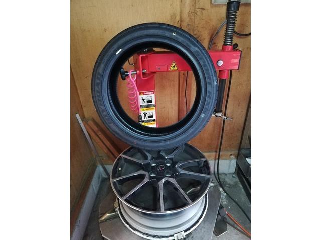 アクア　タイヤ交換　195/45R17