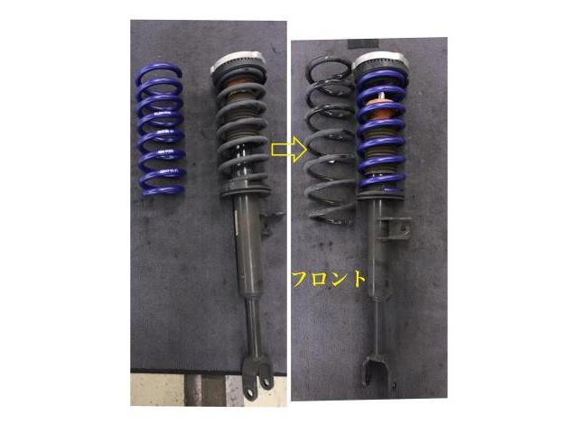 BMW 528i 持ち込み　ダウンサス　19インチ　タイヤ交換　（REVISTAR奈良）