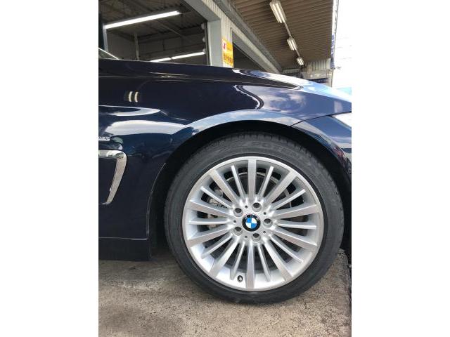 BMW 420i 18インチ ランフラット　持ち込みタイヤ交換(REVISTAR奈良)