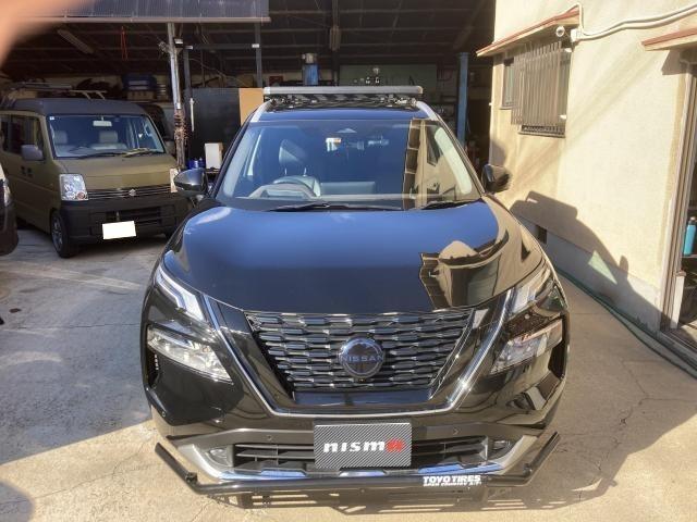 日産　エクストレイル　フラットキャリア（FLAT）取り付け　TiNY HydEouT The "FLAT"