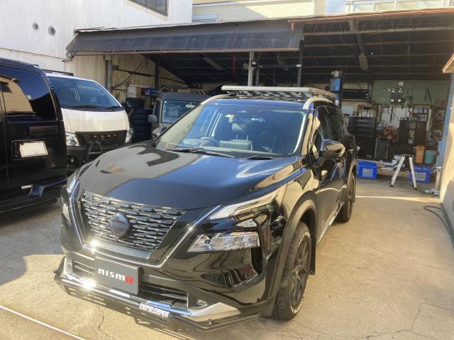 日産　エクストレイル　フラットキャリア（FLAT）取り付け　TiNY HydEouT The "FLAT"