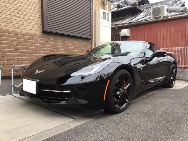 車検　シボレー　コルベット　C7　ご新規様　初来店　車検　修理　鈑金　塗装　事故修理　パーツ持込取付　和泉市　堺市　高石市　岸和田市　泉大津市