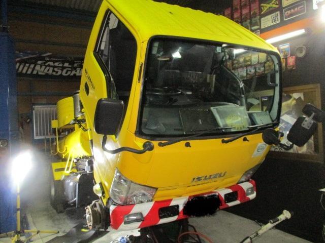 いすゞELF　車検整備　大阪府　大阪市　松原市　堺市