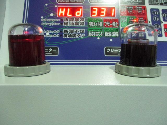 CVTオイル圧送交換　過走行車も作業します　トヨタアルファード　車検整備　大阪府　大阪市　堺市　松原市