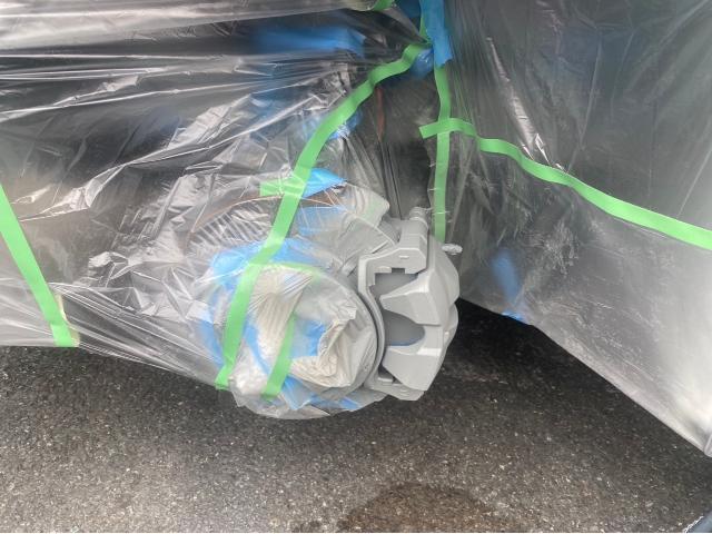 トヨタ　ハイエース　キャンピングカー　キャリパー塗装