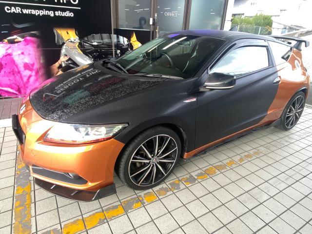 ホンダ　CR-Z ドア　カーボン　ラッピング