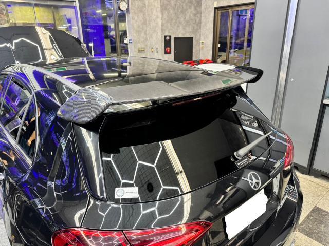 メルセデス・ベンツ　ＡＭＧ　Ａ45S W177 リアウィング取付