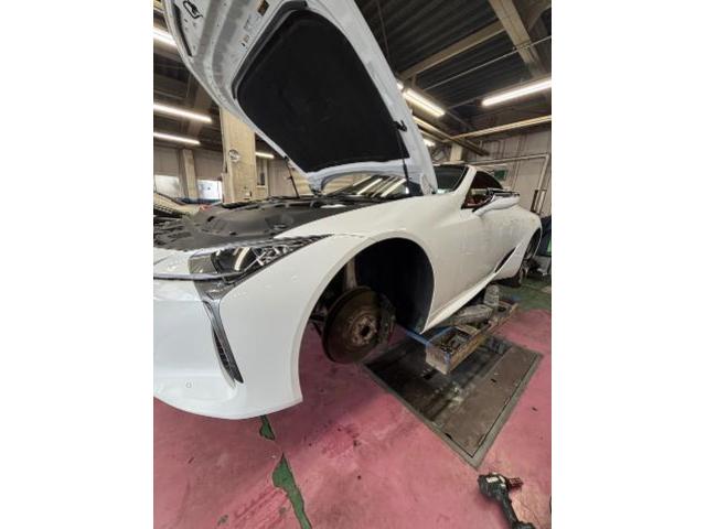 レクサス　ＬＣ500 コンバーチブル　ブレーキパッド交換