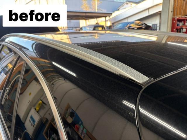 メルセデス・ベンツ　Ｃクラスステーションワゴン　ルーフレール　ピアノブラック塗装