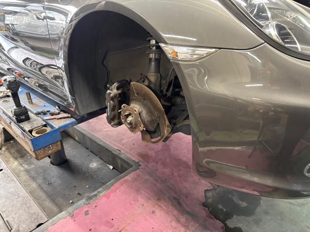 ポルシェ　ボクスター　981 ブレーキパッド、ローター交換