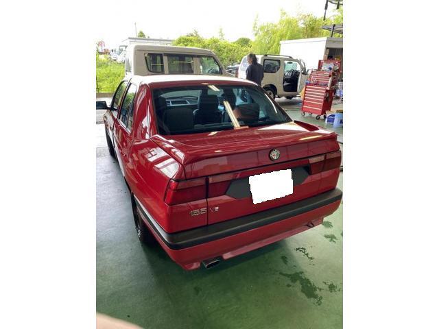 持ち込み車両のリフレッシュ　アルファロメオ　アルファ155 　整備工場　車検　修理　鈑金　塗装　事故修理 保険各種 パーツ持込取付　奈良　北葛城郡 広陵町 磯城郡 田原本町　大和高田市　橿原市　葛城市　香芝市　御所市