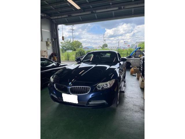 車検整備とタイヤ交換　BMW Z4　DBA-LL20　地域密着　整備工場　車検　修理　鈑金　塗装　事故修理 保険各種 パーツ持込取付　奈良　北葛城郡 広陵町 磯城郡 田原本町　大和高田市　橿原市　葛城市　香芝市　御所市