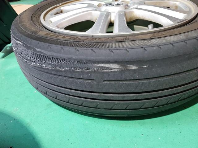 ホンダ　ＮＢＯＸ　タイヤ交換　１５５/６５Ｒ１４　和泉市　自動車工房ＰＲＯＵＤ