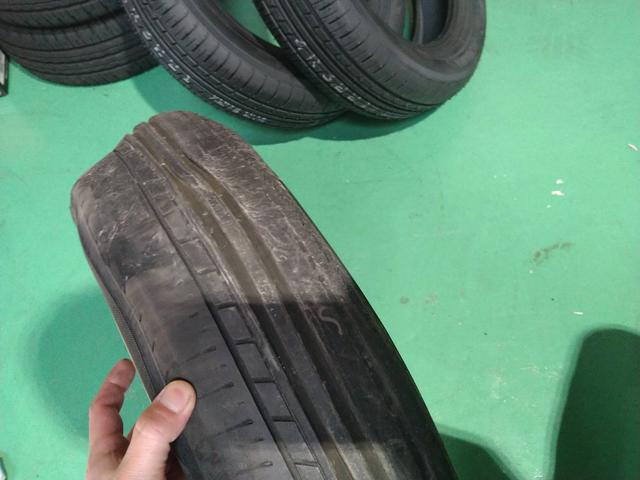 ホンダ　ＮＢＯＸ　タイヤ交換　１５５/６５Ｒ１４　和泉市　自動車工房ＰＲＯＵＤ