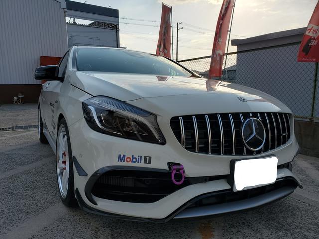 メルセデスベンツ　A45　AMG　WORKホイール　タイヤ組付け　和泉市　自動車工房ＰＲＯＵＤ