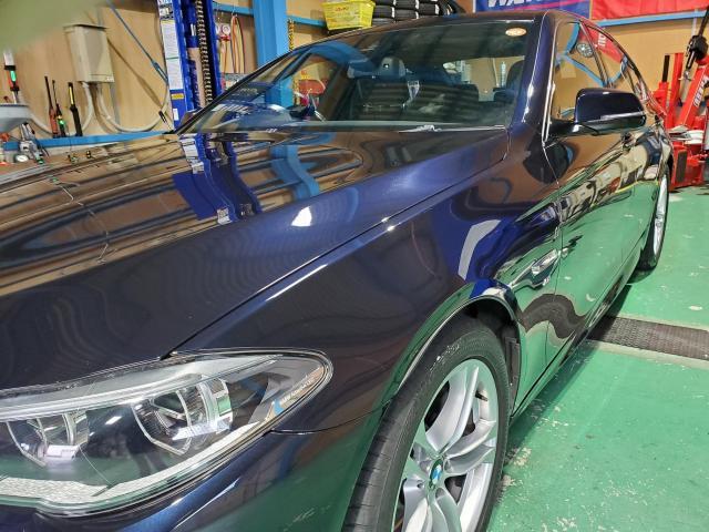 BMW　5シリーズ　ボディコーティング　ＫｅｅＰｅｒコーティング　ダイヤモンドキーパー　大阪府和泉市　自動車工房ＰＲＯＵＤ