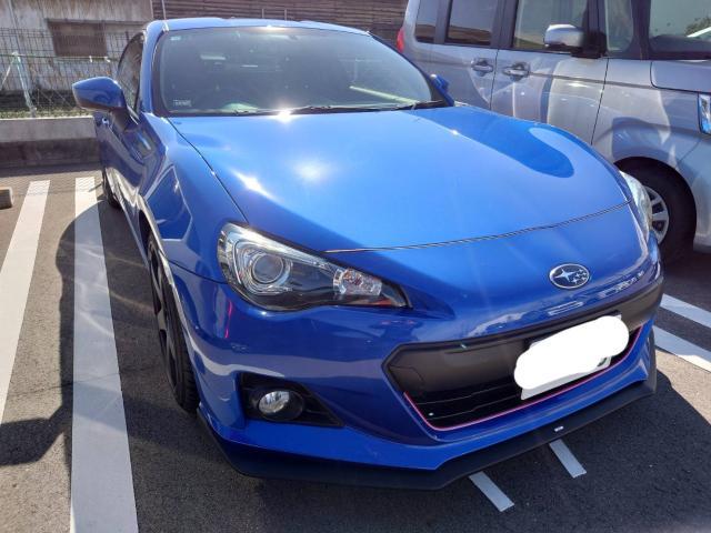 スバル　BRZ　板金修理　キズナ押し　事故修理　近畿運輸局認証工場　中古車販売　キーパープロショップ　レンタカー　大阪府泉大津市　自動車工房ＰＲＯＵＤ　ProudCorporation株式会社