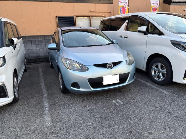 マツダ　デミオ　車検　楽天車検　大阪府泉大津市　#proudcorporation株式会社 #自動車工房proud #近畿運輸局認証工場 #車検 #整備 #新車販売 #中古車販売 #楽天車検