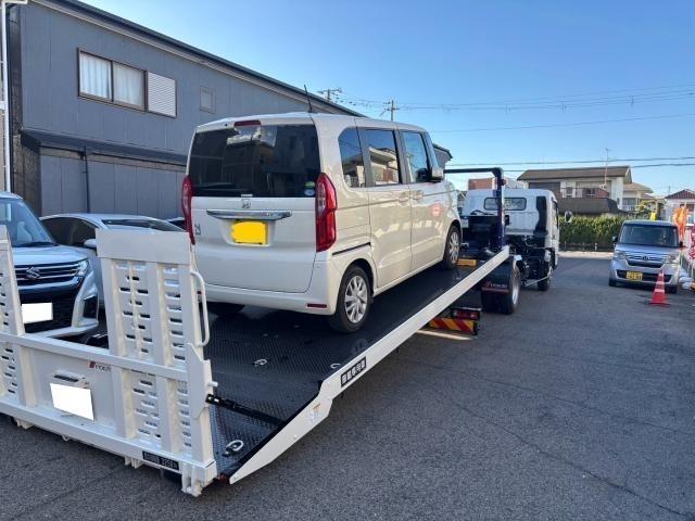 ホンダ　Ｎ－ＢＯＸ　レッカー　交通事故レッカー　ロードサービス　#proudcorporation株式会社 #自動車工房proud #近畿運輸局認証工場 #車検 #整備 #新車販売 #中古車販売 #楽天車検#コーティング 