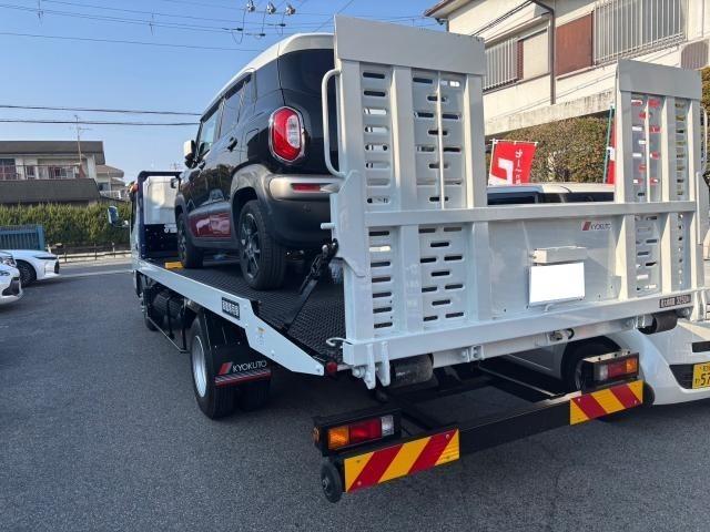 スズキ　クロスビー　レッカー　交通事故レッカー　ロードサービス　#proudcorporation株式会社 #自動車工房proud #近畿運輸局認証工場 #車検 #整備 #新車販売 #中古車販売 #レッカー#大阪レッカー#ロードサービス