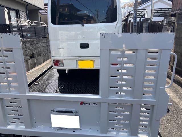 スズキ　エブリイ　レッカー　事故レッカー　ロードサービス　#proudcorporation株式会社 #自動車工房proud #近畿運輸局認証工場 #車検 #整備 #新車販売 #中古車販売 #レッカー#大阪レッカー#ロードサービス