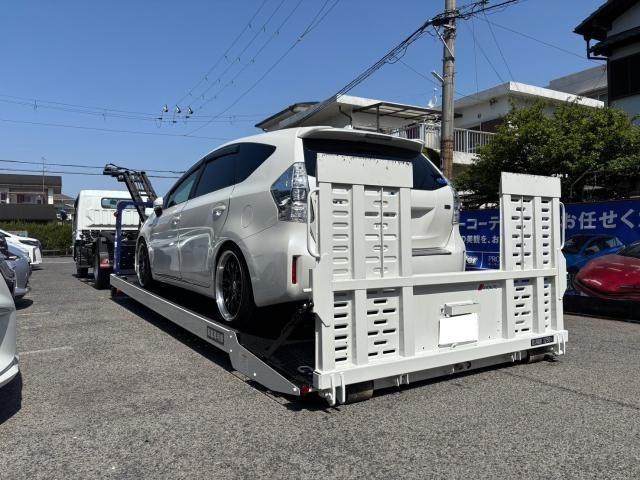 トヨタ　プリウスα　レッカー　故障レッカー　大阪レッカー　ロードサービス　大阪府泉大津市　#proudcorporation株式会社 #自動車工房proud #近畿運輸局認証工場 #車検 #整備 #新車販売 #中古車販売 #レッカー