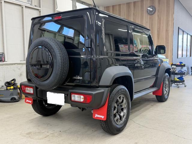 スズキ　ジムニーシエラ　ボディコーティング　ＫｅｅＰｅｒコーティング　大阪府泉大津市　#proudcorporation株式会社 #自動車工房proud #近畿運輸局認証工場 #車検 #整備 #新車販売 #中古車販売 #レッカー#大阪レッカ