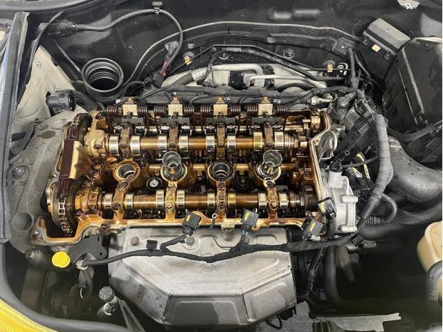 ＢＭＷ　ミニクーパー　オイル漏れ修理　タペットカバーパッキン　滋賀県　アットカーズ　土日祝営業　代車無料　守山市　エンジン関連修理・整備