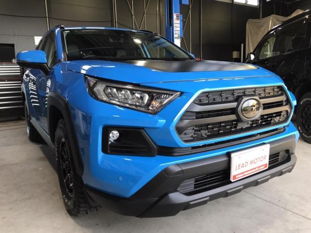 トヨタ　RAV４　MXAA54　ラジエターグリル交換　グリル交換　タコマ風グリル　TOYOTAグリル　カスタム　エーミング　滋賀　株式会社リードモーター