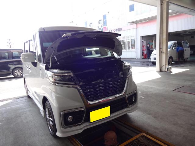 ＊オイル交換＊スペーシアカスタム【MK53S】＊ラクーン堅田店＊滋賀県大津市