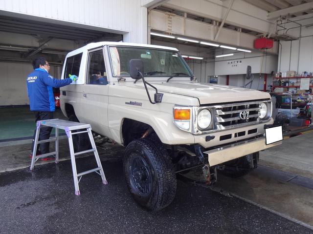 ＊車検返車作業＊ランクル70【HZJ73】＊ラクーン堅田店＊滋賀県大津市