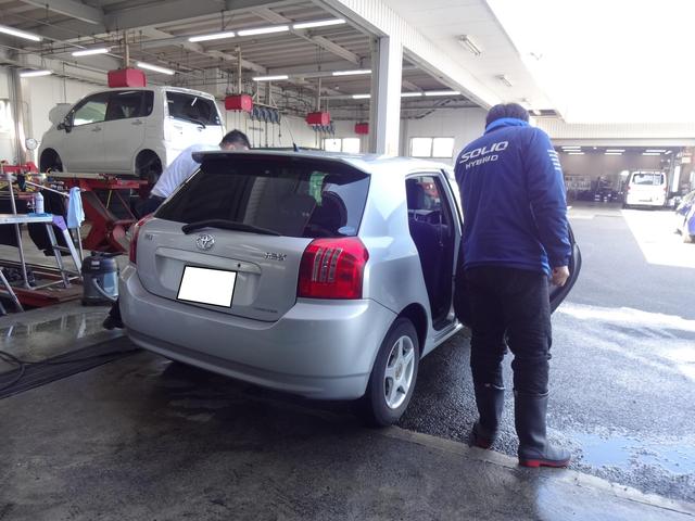 ＊手洗い洗車＊カローラランクス【NZE121】＊ラクーン堅田店＊滋賀県大津市