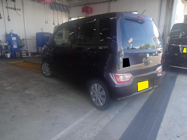 ＊オイル交換＊H30年式ワゴンR【MH55S】＊ラクーン堅田店＊滋賀県大津市