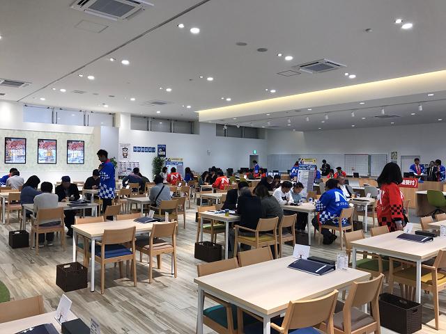 毎日多くのお客様にご来場いただいています。