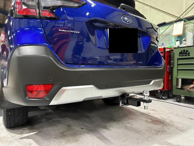 【滋賀県】SUBARU レガシィ ヒッチメンバー取付 電源取付 加工 メンテナンス カスタム アウトドア 修理 不具合【東近江市】