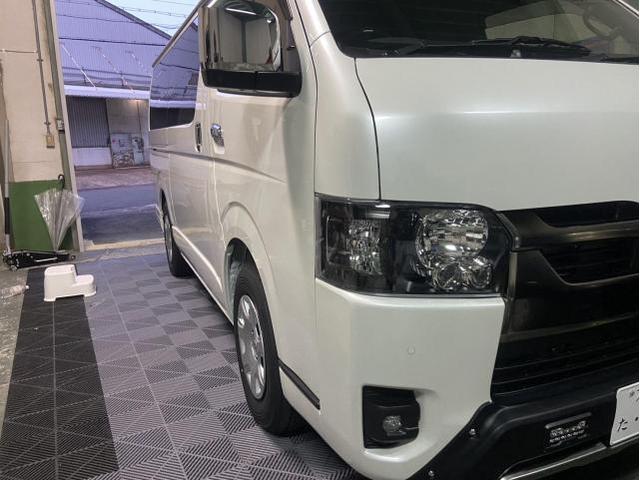 トヨタ　ハイエースバン　コーティング ヘッドライトインナーブラック加工【京都、大阪事前予約で夜間も対応可能です】