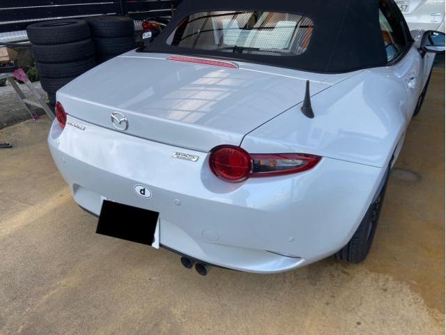マツダ　ロードスター　リアスポイラー取り付け、フロントアンダースポイラー【大阪、京都事前予約で夜間も受付可能です！！】