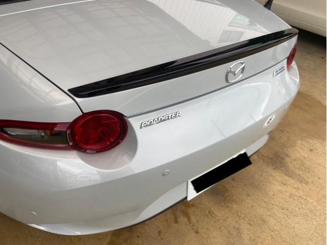 マツダ　ロードスター　リアスポイラー取り付け、フロントアンダースポイラー【大阪、京都事前予約で夜間も受付可能です！！】