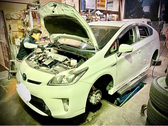 トヨタ プリウス ZVW30 ブレーキフルード交換 納車前整備 滋賀 ユーポス8号栗東店 OBDテスター