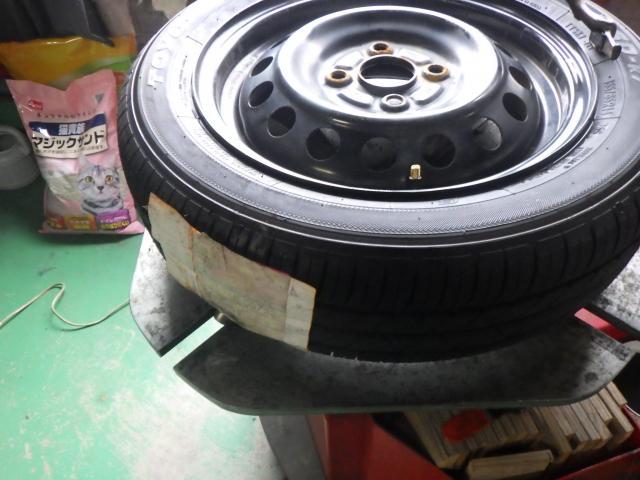 持ち込み　タイヤ組み換え＆バランス　155/65R14　パーツ持ち込み取付・取替・修理・パーツ取寄せ　輸入車・国産車・ハイブリッド車の整備・修理・メンテナンス大歓迎！ご予約お待ちしております！