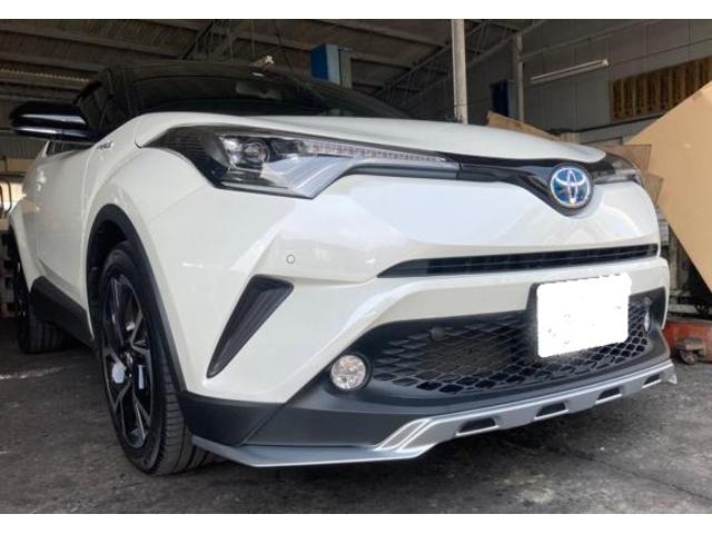 トヨタ　C-HR  TRD   フロントリップスポイラー取り付け