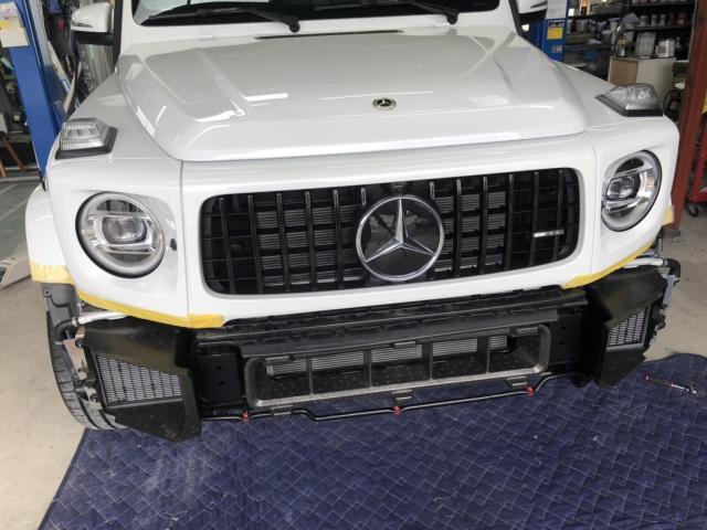 G63 AMG バンパーグリル取付