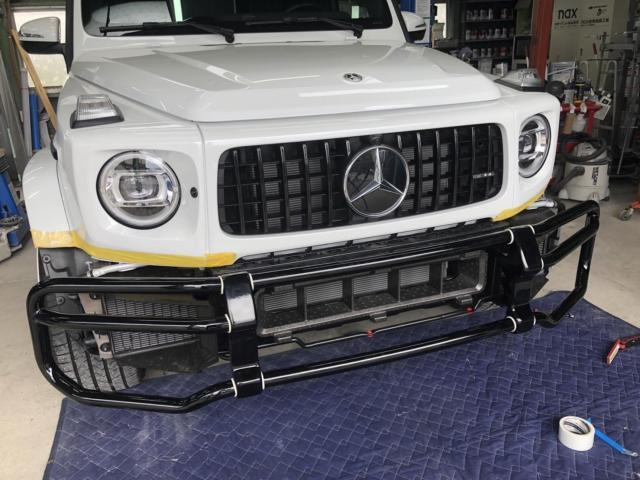 G63 AMG バンパーグリル取付