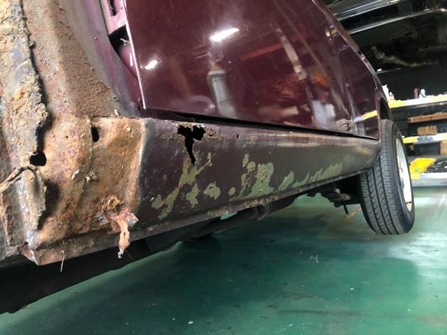 P411 ブルーバード 全塗装 板金 切り継ぎ 旧車 趣味車 グーネットピット