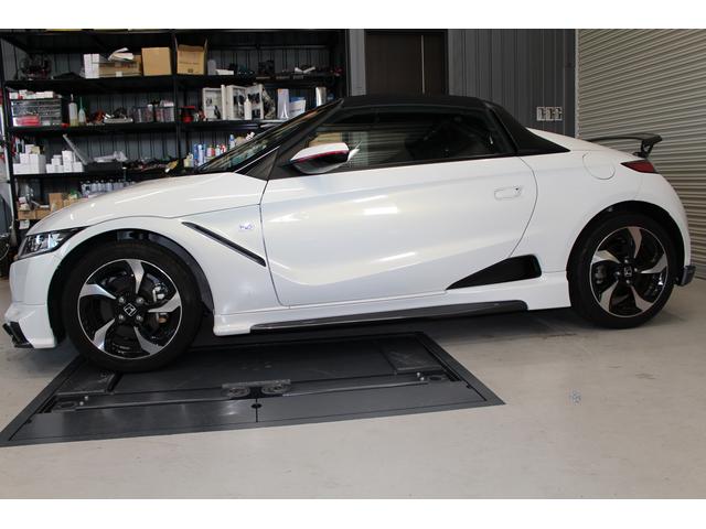 ホンダ S660 無限ﾌﾙｴｱﾛ 取付け！【神戸市西区　車検・取付・修理　お任せください】