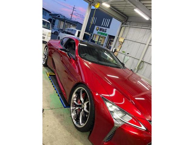 和歌山市　岩出市　紀の川市　レクサス　LC500 持ち込み　ホイール交換　ワールドオブスター