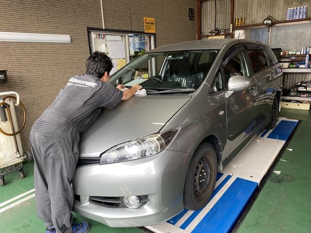 トヨタ　ウィッシュ　車検　整備　車検見積もりもお任せ下さい！田川市・田川郡・福知町・川崎町・赤村・大任町・添田町・香春町・飯塚市・直方市・糸田町・嘉麻市・他地域のお客様も大歓迎です！