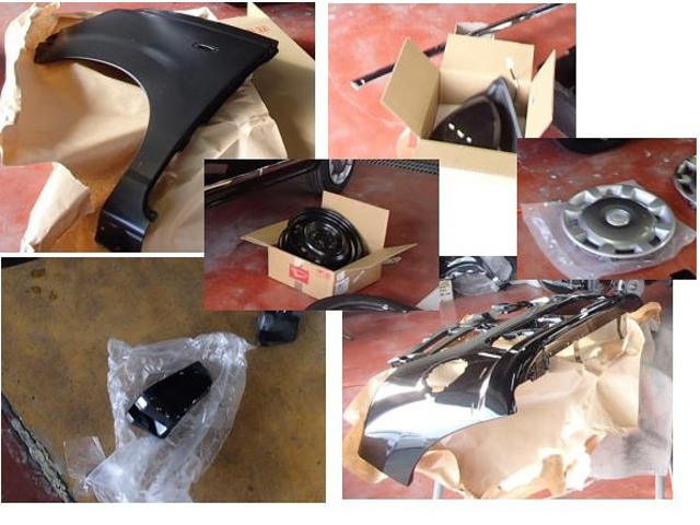 板金塗装実例　ムーヴキャンバス　左前廻り