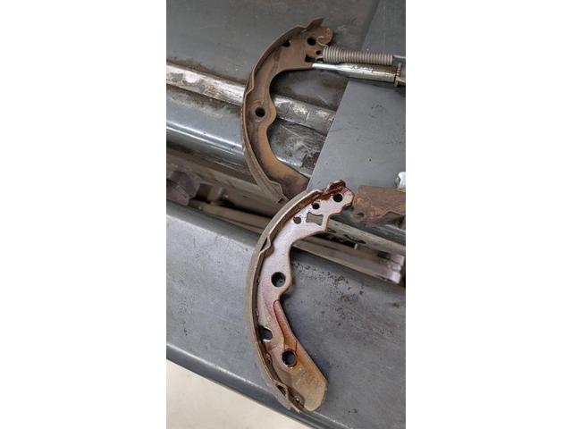 日産/デイズ【車検】車検前のブレーキ周りの整備もお任せ！ブレーキシュー交換でそのまま車検もしました！北九州市八幡西区で車検を受けるなら５５分スーパー車検！北九州市八幡西区、八幡東区、小倉南区、小倉北区、中間市、宗像市他地域大歓迎！